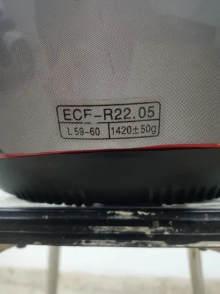 Casco B-SQUARE rojo y negro