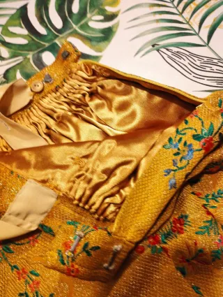 Falda y corpiño alicantina indumentaria fallera