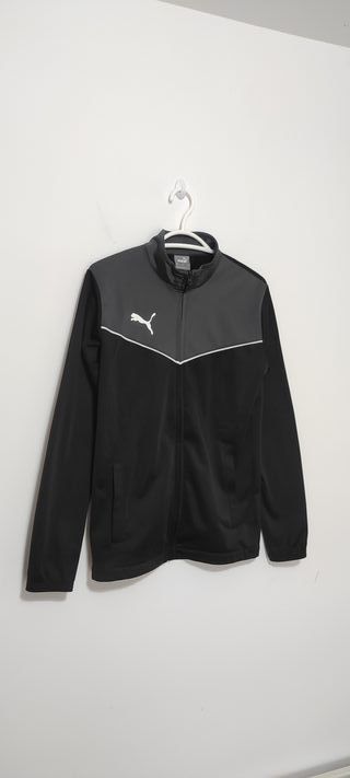 Sudadera Puma Negra y Gris