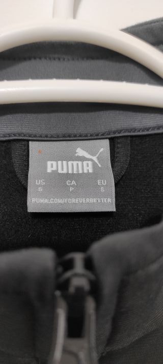 Sudadera Puma Negra y Gris