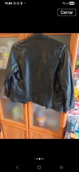 Chaqueta Zara imitación piel niño 10 años