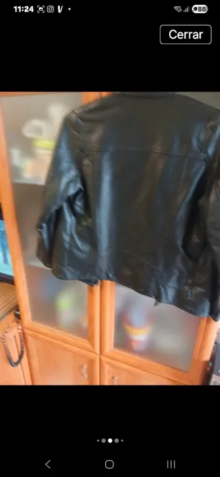 Chaqueta Zara imitación piel niño 10 años