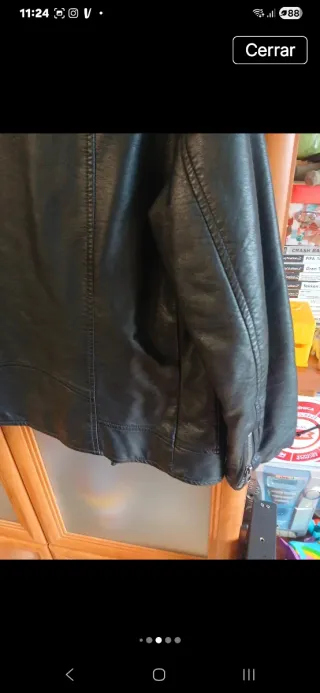 Chaqueta Zara imitación piel niño 10 años