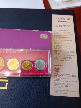 Set Monete Israele Special Mint Marked