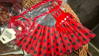 Complementos Sevillana lunares disfraz carnaval