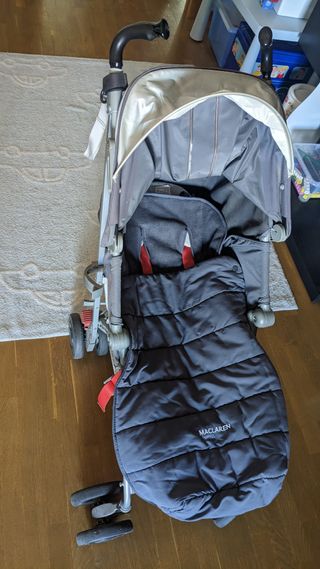 Maclaren Techno XT Gris Naranja Saco Invierno