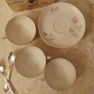 Set Tazze da Tè Vintage Rose