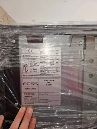 Estufa Pellet Eoss Stoves Blanca