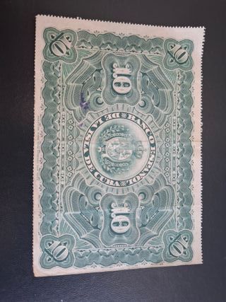 10 Pesetas Banco Español de Cuba 1897