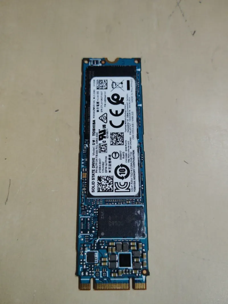 SSD M.2 512GB TOSHIBA afbeelding 3