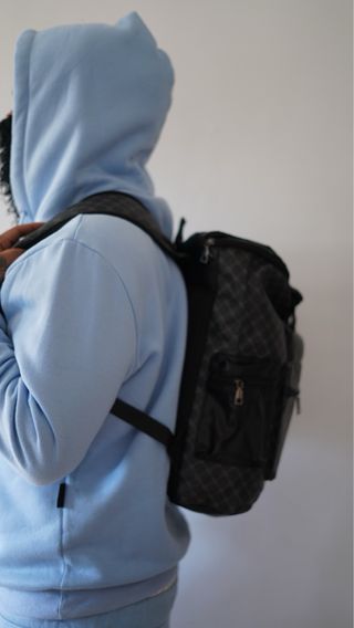 Mochila PU Cuero Diseño Tiburón