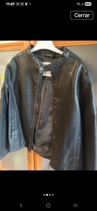 Chaqueta niño Lefties imitación piel 10 años