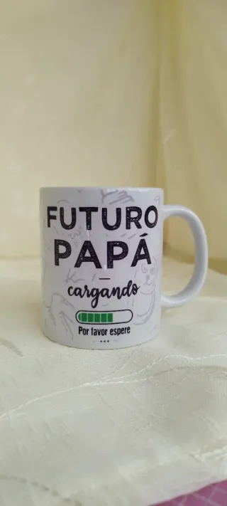 Taza personalizada Futuro Papá. VER DESCRIPCON