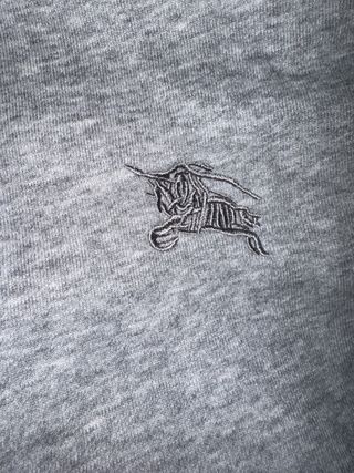 Sudadera Burberry Zip-Up Gris