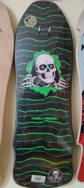 Skateboard Powell Peralta Teschio Verde