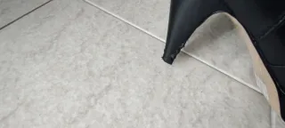 Stivali in vera pelle neri