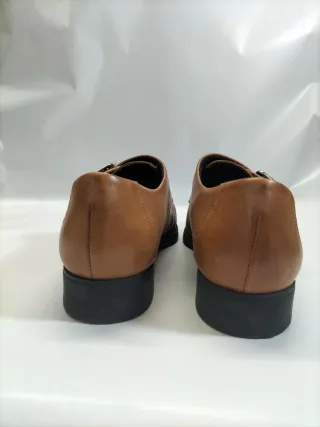 Zapato Pitillos Hebilla Marrón