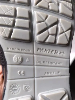 Zapatos de seguridad panter talla 39