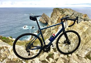 Bicicleta carretera TRIBAN 520 SH 105 Talla XL