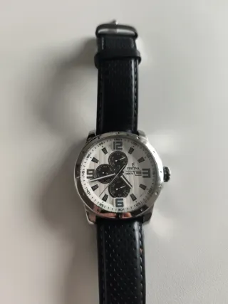 Reloj Festina Hombre Negro/Plata