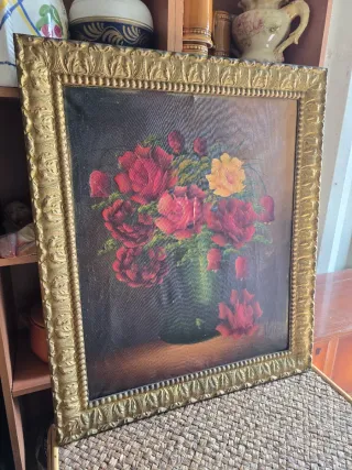 CUADRO OLEO ANTIGUO FIRMADO ☎️683469031☎️