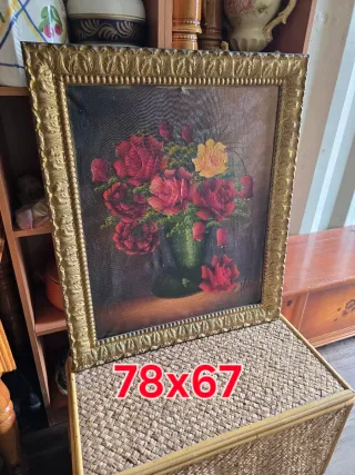 CUADRO OLEO ANTIGUO FIRMADO ☎️683469031☎️