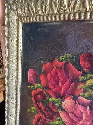 CUADRO OLEO ANTIGUO FIRMADO ☎️683469031☎️