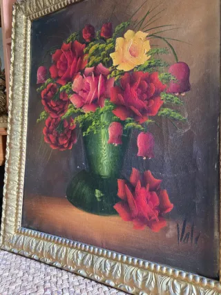 CUADRO OLEO ANTIGUO FIRMADO ☎️683469031☎️