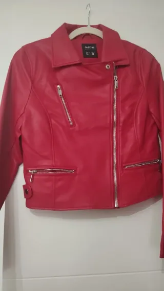 Chaqueta Biker Roja Lefties Talla M