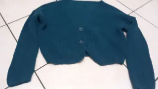 Cardigan donna teal taglia unica