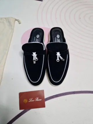 Mocasines Loro Piana negros