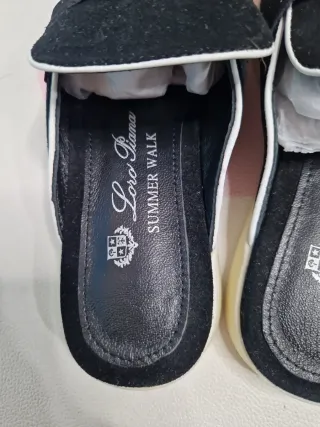 Mocasines Loro Piana negros