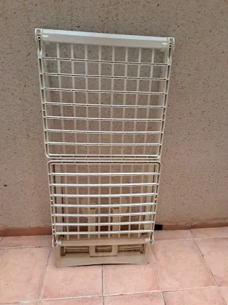 Tendedero plegable blanco