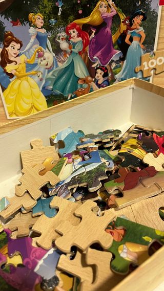 Puzle niña niño juego mesa