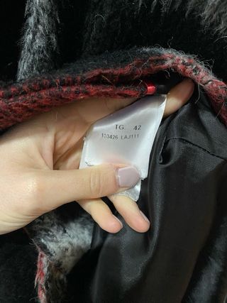 Cappotto Artigli a quadri taglia M