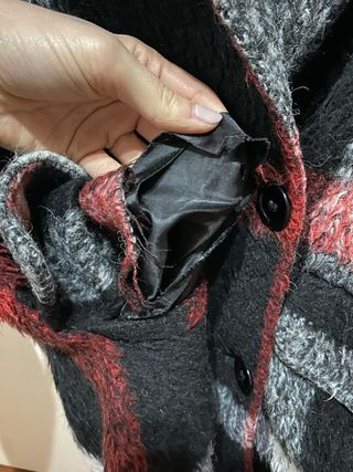 Cappotto Artigli a quadri taglia M