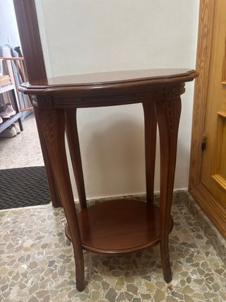 Mesita auxiliar vintage madera