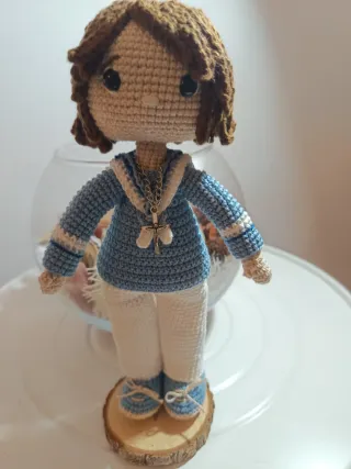 Muñeco Comunión Algodón Hecho a Mano
