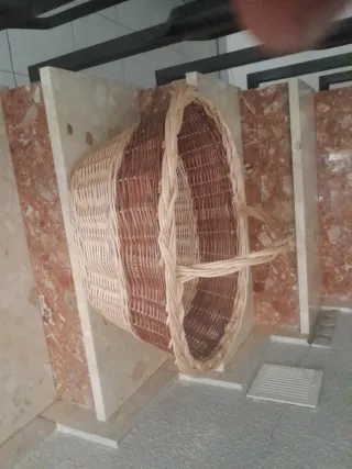 Cestas de mimbre y caña