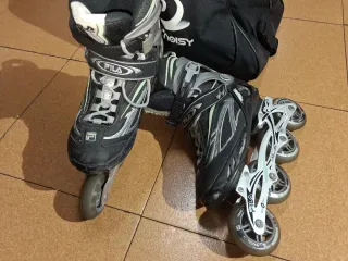 Patines Fila Mujer + Bolso Negro