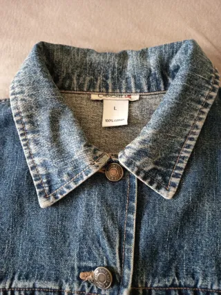 Cazadora vaquera mujer azul