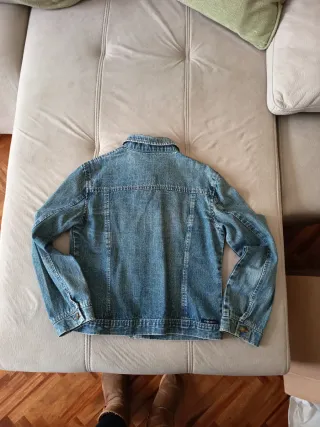 Cazadora vaquera mujer azul