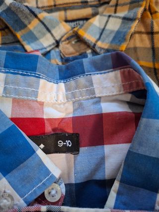 Pack camisas niño 10años