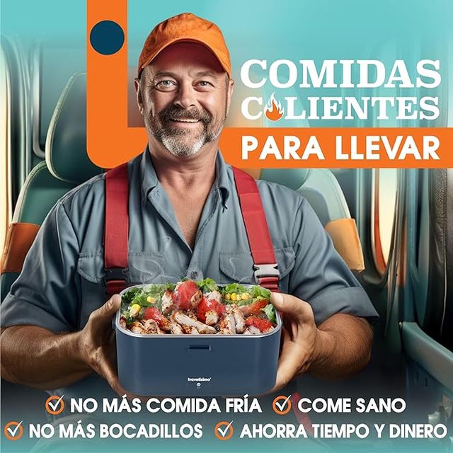 Lonchera Eléctrica Travelisimo 1.8L Nueva 3en1