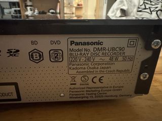 Reproductor Blu-ray Panasonic DMR-UBC90 UHD