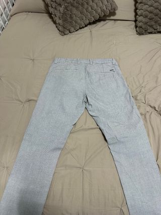 Pantaloni Zara Uomo Taglia M Grigio