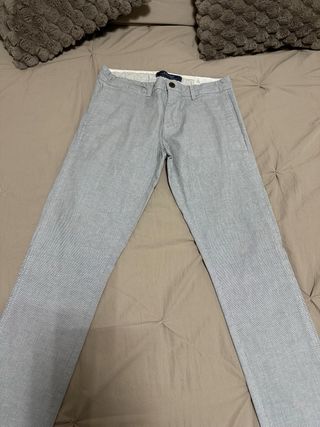 Pantaloni Zara Uomo Taglia M Grigio