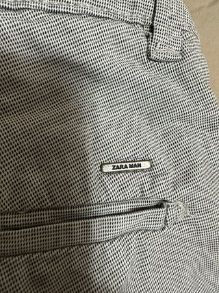 Pantaloni Zara Uomo Taglia M Grigio
