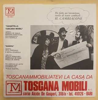 45 giri Vito Pasquale e Nicola Scarola - Sandra