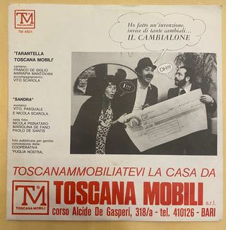 45 giri Vito Pasquale e Nicola Scarola - Sandra